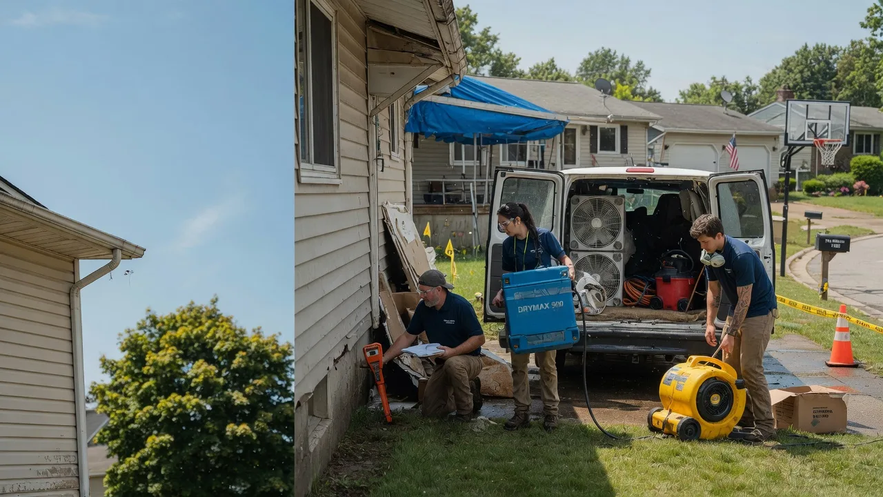 Ceiling Leak Cleanup in Neillsville, WI near me