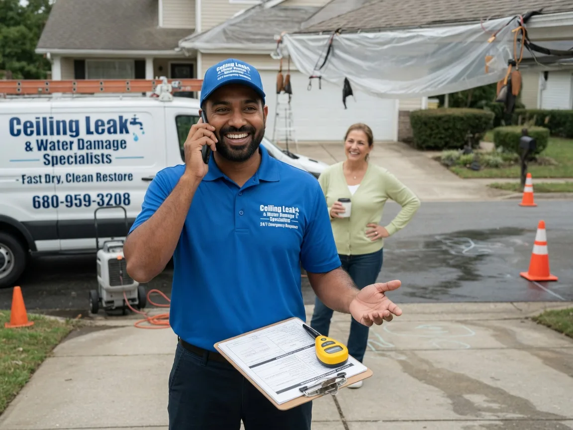 Ceiling Leak Cleanup Neillsville, WI FAQs